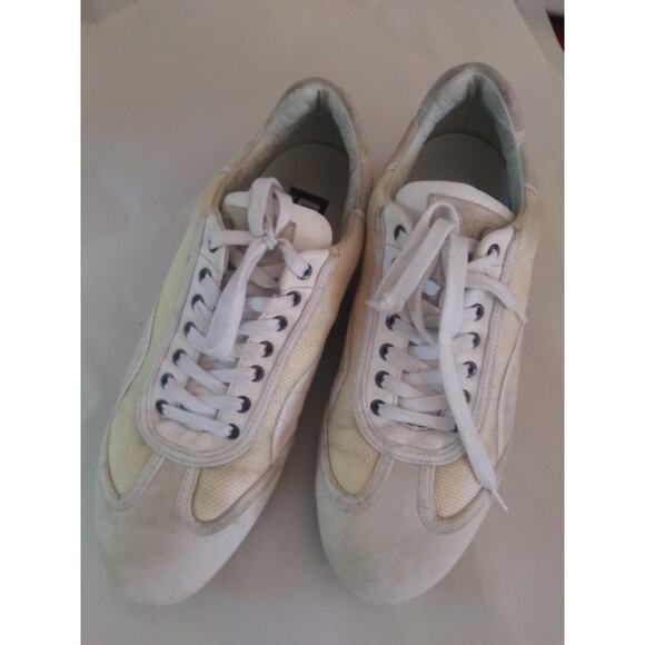 Rare Dolce & Gabbana Swan Low Tops Sneakers Sz 45 Us11.5